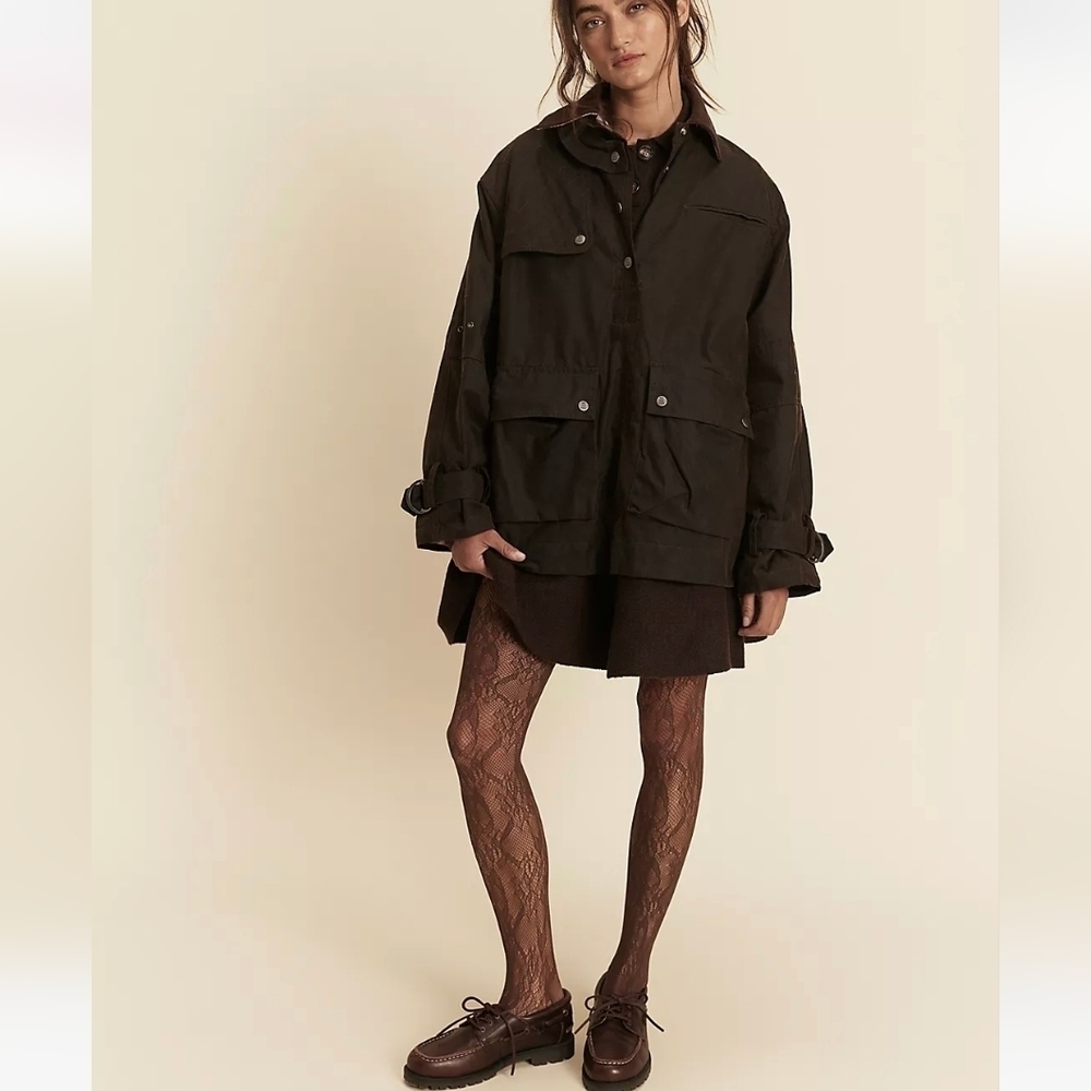 NWT We the Free Headliner Wax Pullover-Olive